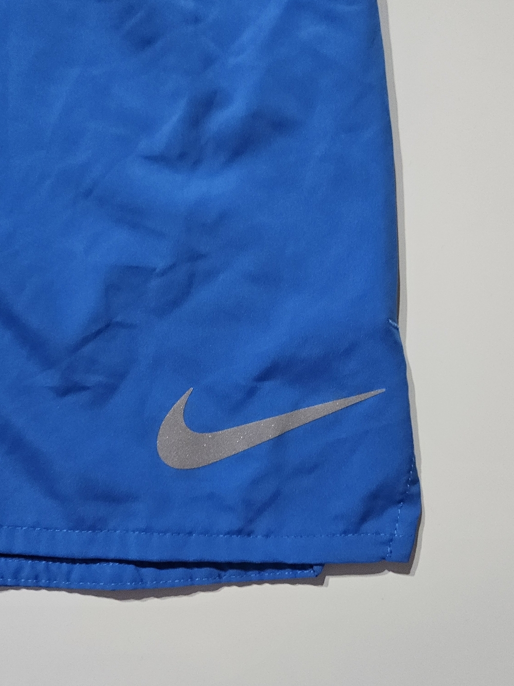 Nike Men’s Bright Blue Athletic Shorts with Silver Swoosh - Picture 3 of 13